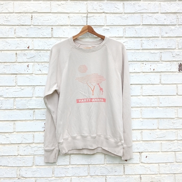 Aerie Party Animal Crewneck Sweatshirt XS - Picture 2 of 7